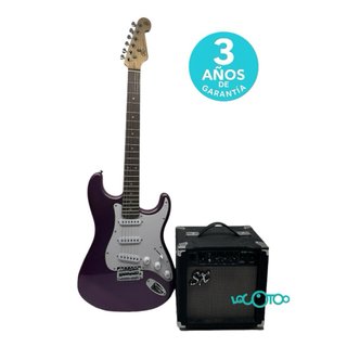 Guitarra Eléctrica SX SE1 PACK Morada