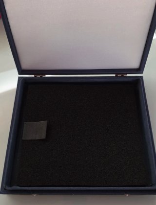 Estuche azul para onzas y monedas