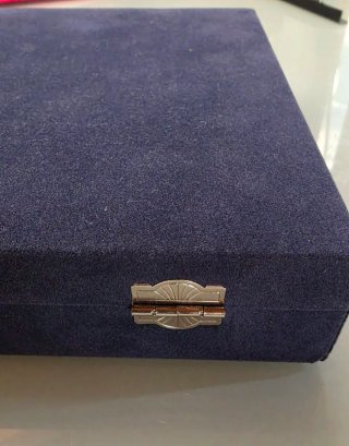 Estuche azul para onzas y monedas