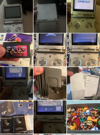 Nintendo Game Boy Advance SP Argento