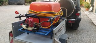 Remolque Erdé 102 con cuba de 200l