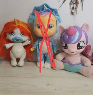 Lote Bebés Llorones y Unicornios (2 piezas)