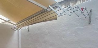Tendedero de pared plegable