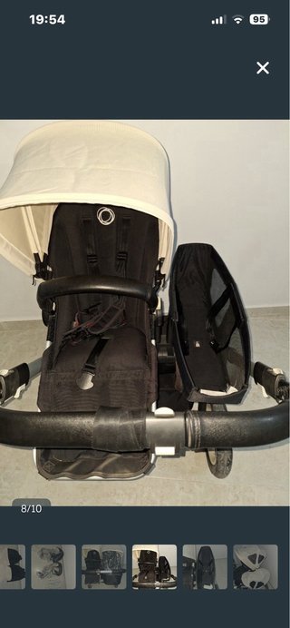Bugaboo Donkey Dúo 2 Gemelar Completo