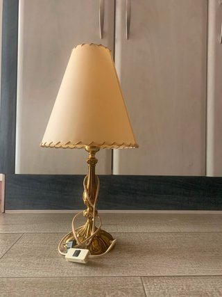 Coppia di lampade da comodino vintage