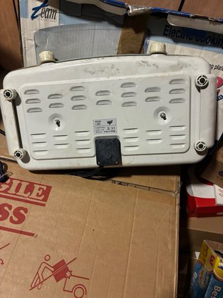 Placa eléctrica doble Zam con tapa