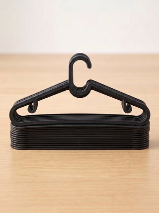 Lote 20 Perchas Ikea Spruttig Negras