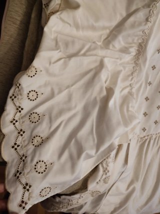 Colcha bordada cama 90