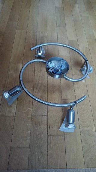 Lámpara Techo Moderna con 4 Focos