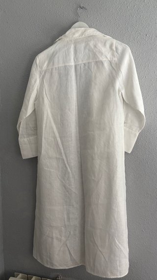 Vestido camisa Massimo Dutti blanco
