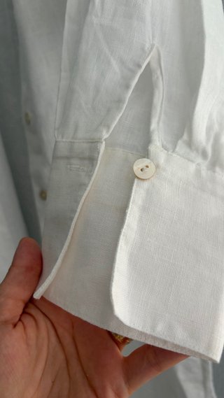 Vestido camisa Massimo Dutti blanco