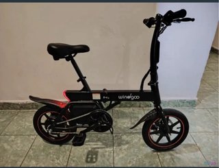 Bicicleta Eléctrica Plegable Negra