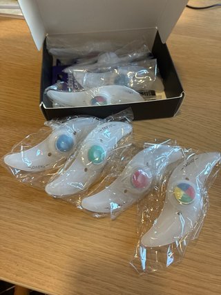 Luces LED para radios de bicicleta. 8 unidades