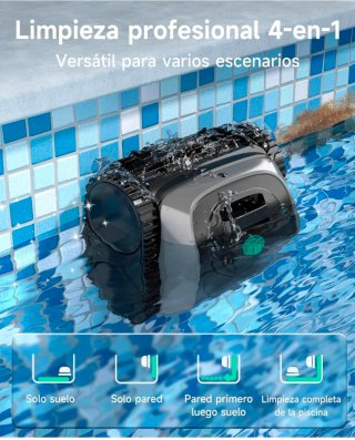 Robot Limpiafondos WYBOT C1 Inalámbrico Piscina
