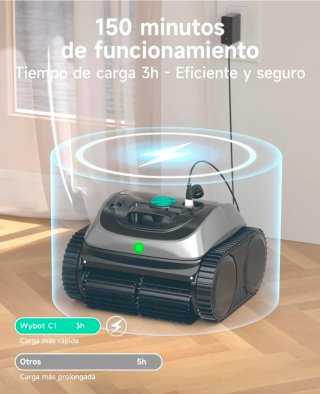Robot Limpiafondos WYBOT C1 Inalámbrico Piscina