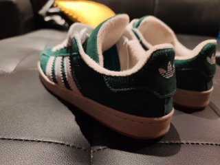 Zapatillas Adidas Campus Mujer Verde/Blanco