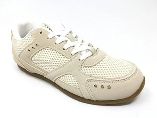 Zapatillas Snea Malla Transpirable Beige/Blanco