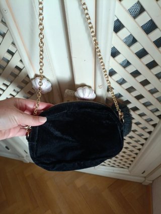 Bolso Negro Terciopelo