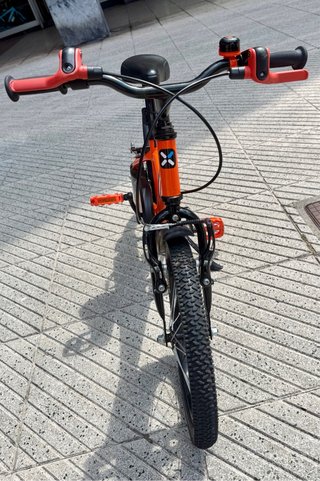 Bicicleta Infantil B'Twin 16 Naranja.