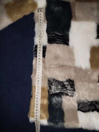 Chaqueta Pelo Patchwork