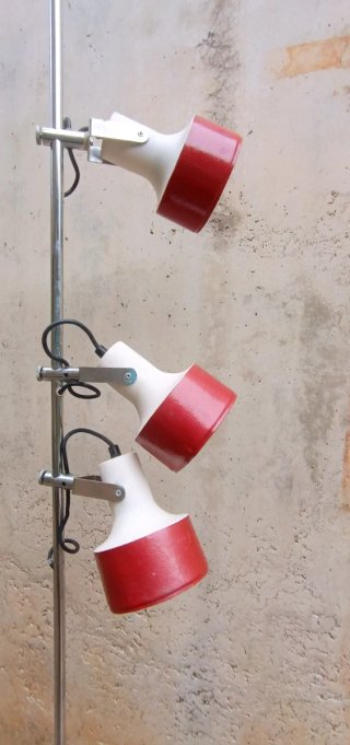 Lampada da terra Anvia Rossa e Bianca