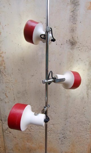 Lampada da terra Anvia Rossa e Bianca