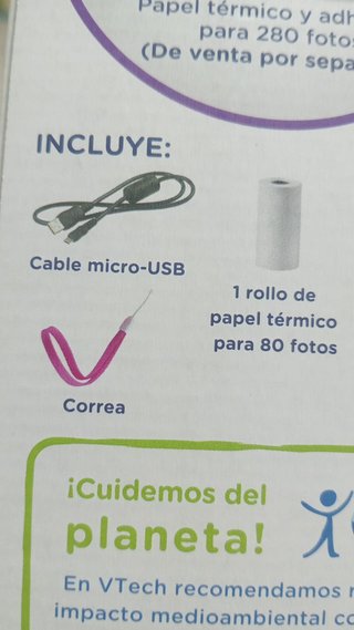 Câmera KidiZoom Print Cam Rosa VTech