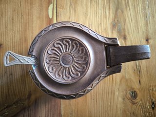Zuccheriera/Formaggiera d'epoca in legno e vetro
