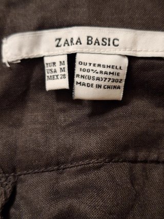 Falda marrón  Zara Talla M