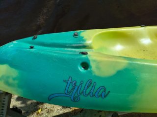 Kayak 3 plazas fibra
