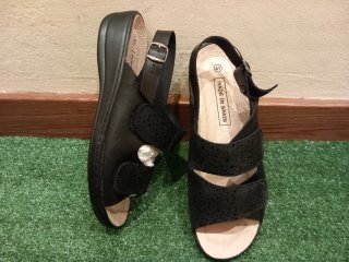 Sandalias ortopédicas negras talla 41
