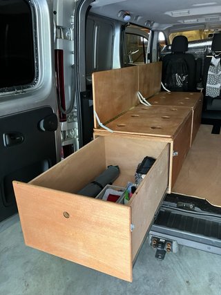 Muebles Camper Furgoneta Madera