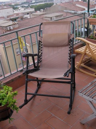 Balancín plegable exterior/interior beige