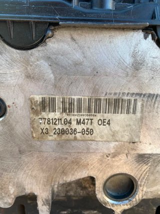 Despiece Motor BMW E90 320 163cv M47 año 2007