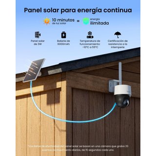 Cámara Reolink 4G LTE 4MP con panel solar NUEVO
