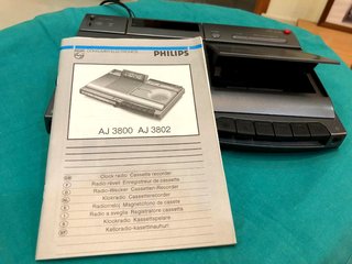 Radio-Despertador Philips AJ 3800 con cassette
