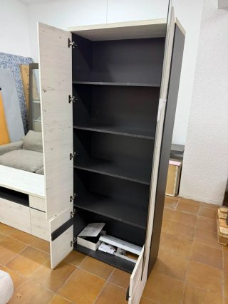 MUEBLE DE SALÓN MADERA BLANCO MODERNO NUEVO