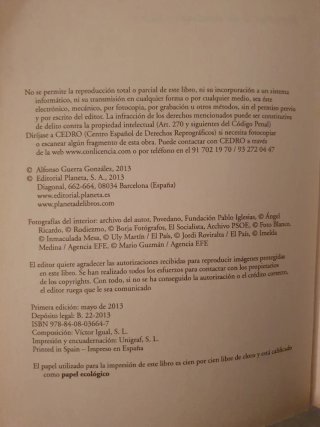 Una página difícil de arrancar memorias de..