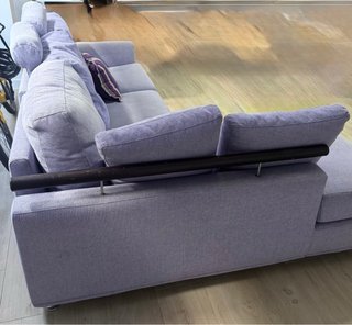 Sofá chaise longue lila 240x165