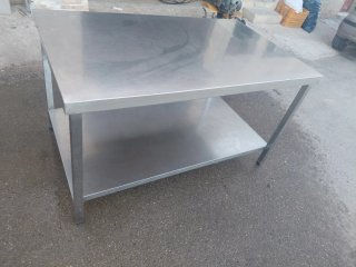Mesa de acero inoxidable industrial 150x90y 85 alt