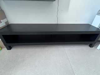Mueble TV IKEA LACK Negro-Marrón