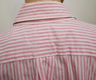 Camisa Polo Ralph Lauren Rayas Rosas Talla M