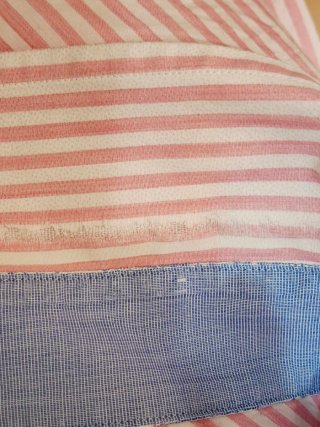 Camisa Polo Ralph Lauren Rayas Rosas Talla M