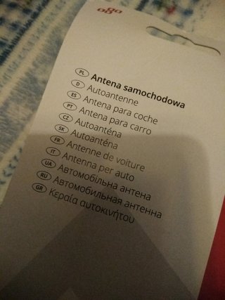 Antena Carro AMIO