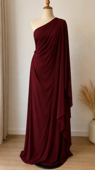Vestido fiesta elegante rojo