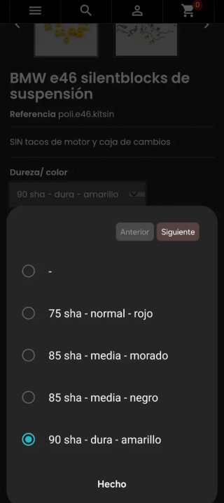 Silenblocks Reforzados E46 E36