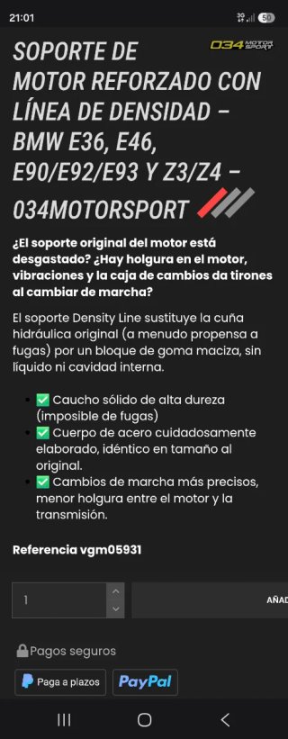 Silenblocks Reforzados E46 E36