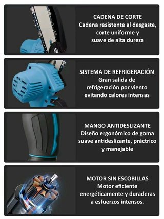 Motosierra Eléctrica 20cm Hoja