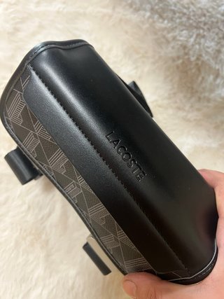 Bolso Lacoste Negro Estampado