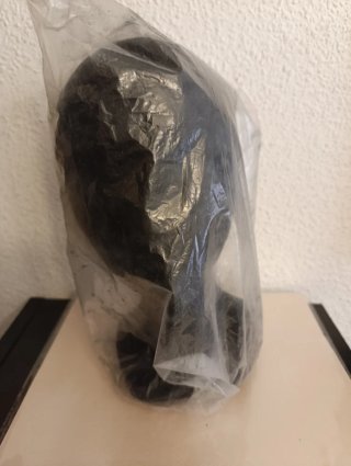 9 Cabezas terciopelo negro expositor para tocados